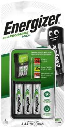  Energizer Akkutlt Quattro Maxi + 4db 2000mAh AA