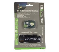  TRIXLINE 3W+zld+piros LED akkumultoros fejlmpa