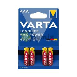  Varta LR03 Longlife Max Power mikroceruza C/4 tarts elem