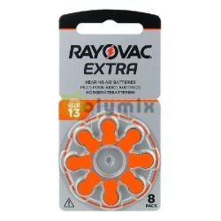  Varta Rayovac hallkszlk elem 13 (PR48) C/8