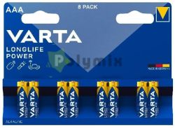  Varta LR03 Longlife Power mikroceruza C/8 tarts elem
