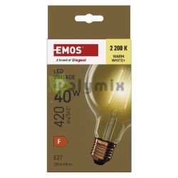  EMOS LED izz Vintage G95 / E27 / 4,5 W (40 W) / 420 lm / Meleg fehr