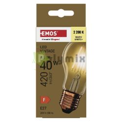  EMOS LED izz Vintage A60 / E27 / 4,5 W (40 W) / 420 lm / Meleg fehr