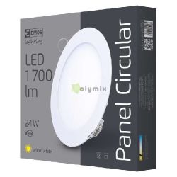  EMOS LED panel 24W bepthet kr forma 3000K IP20