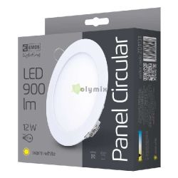  EMOS LED panel 12W bepthet ngyzet forma 3000K IP20