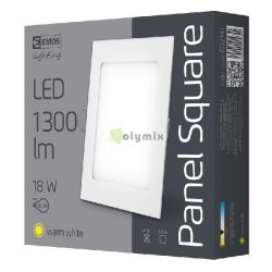  EMOS LED panel 18W bepthet ngyzet forma 3000K IP20