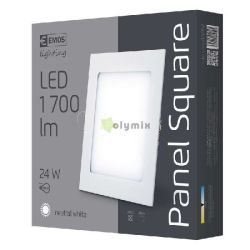  EMOS LED panel 24W bepthet ngyzet forma 4000K IP20
