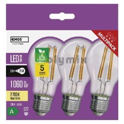  EMOS LED FLM A60 5W(75W) 1060lm E27 WWA CLASS 3db