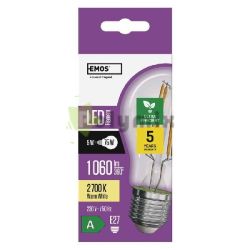  EMOS LED FLM A60 5W(75W) 1060lm E27 WWA CLASS