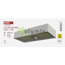  EMOS EMOS LED lmpatest BRIXO PIR, 900lm IP65 termszetes fehr