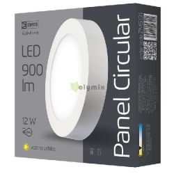  EMOS LED panel 12W falon kvli kr forma 3000K IP20