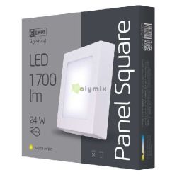  EMOS LED panel 24W falon kvli ngyzet forma 3000K IP20
