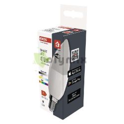 EMOS GOSMART LED CANDLE 4,8W(40W) 470lm E14 WIFI RGBW